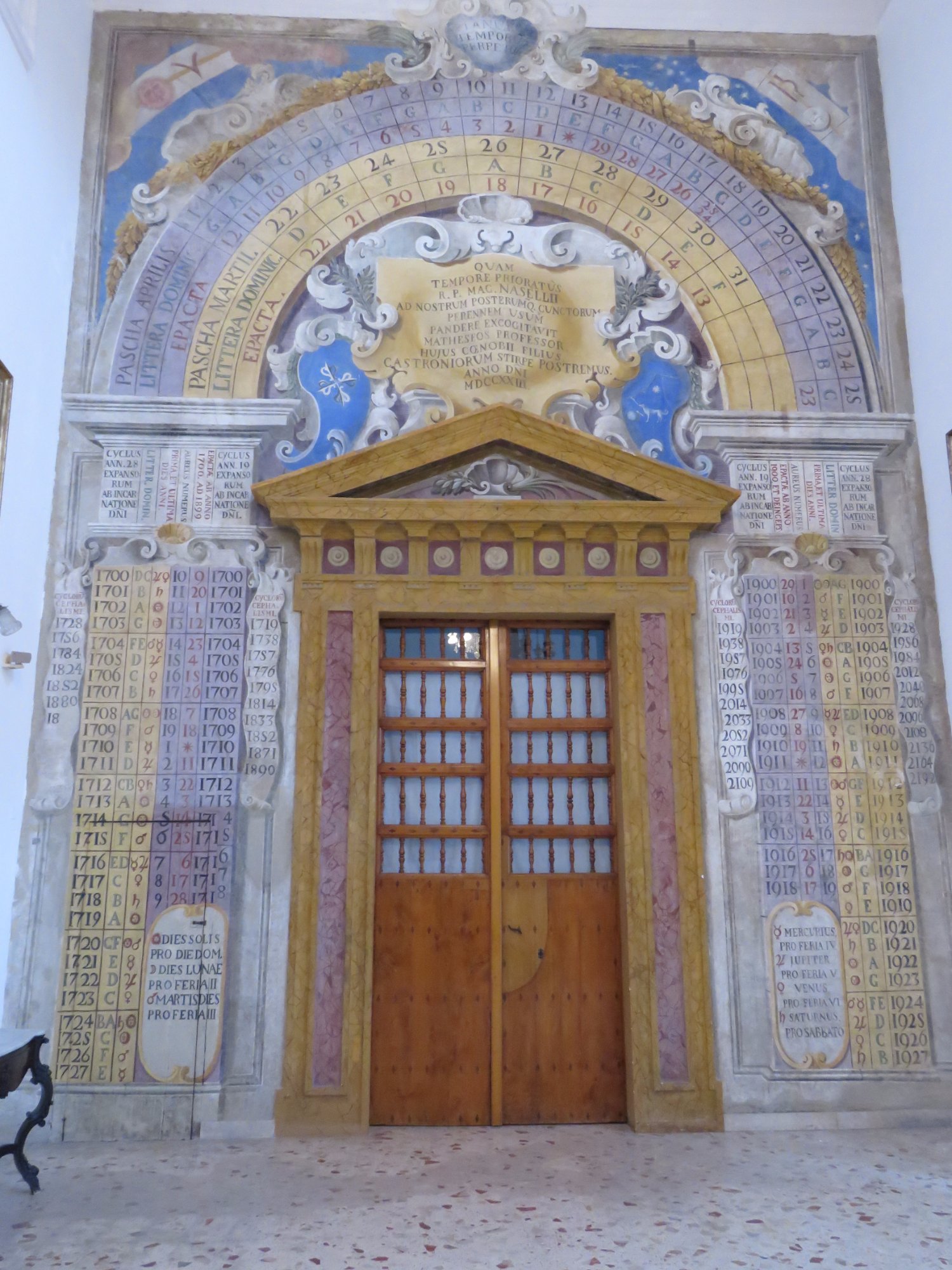 Sala Del Calendario Del Convento Di San Domenico