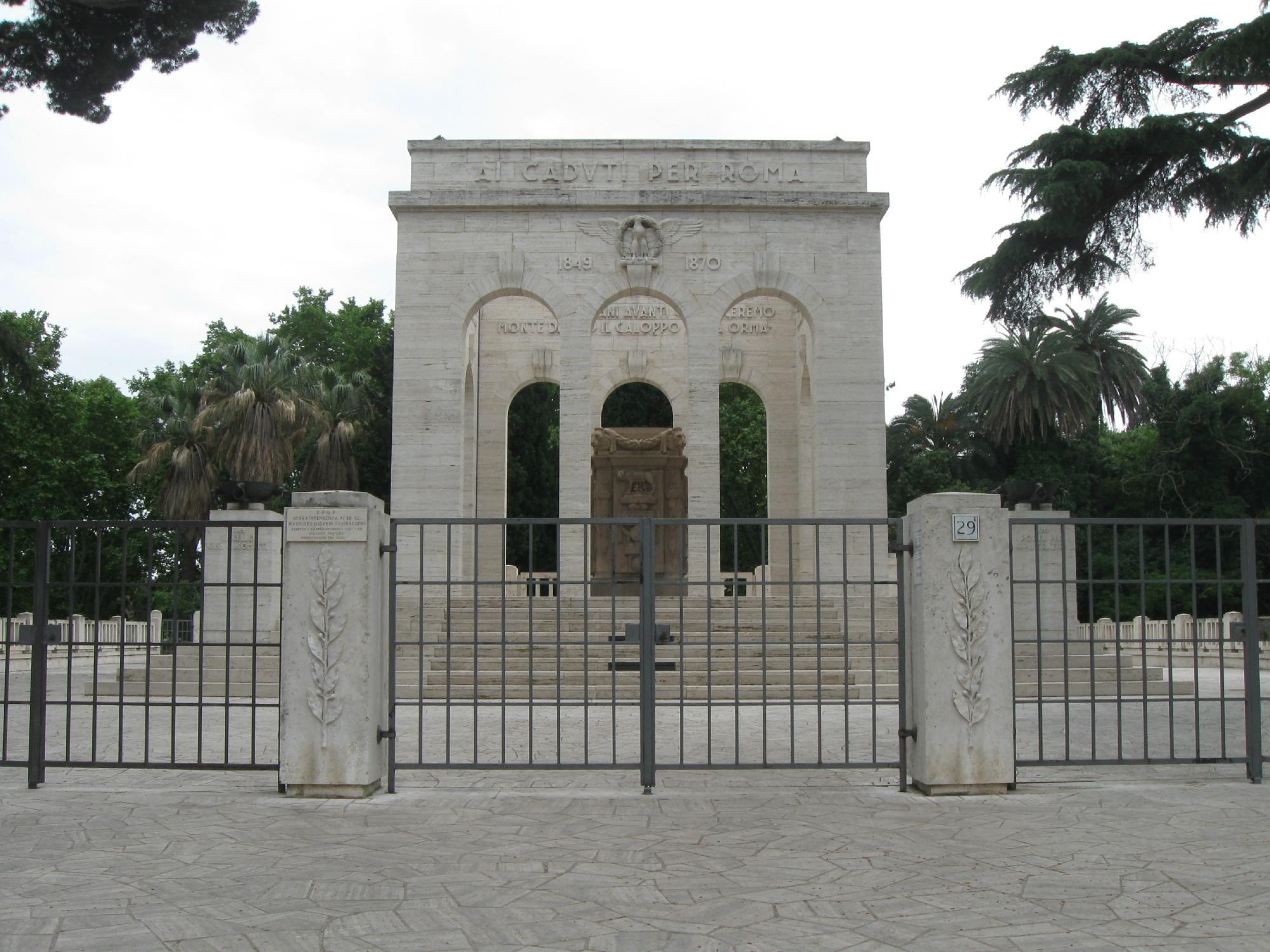 Monumento ai caduti per la causa di Roma Italiana