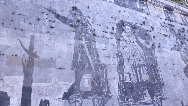 I Murales di Kentridge sul Lungotevere