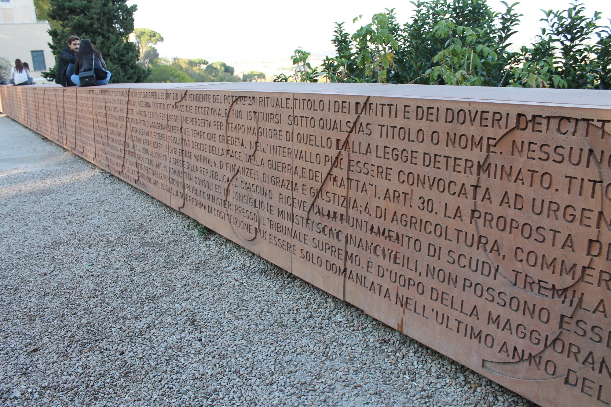 Il Muro della Costituzione Romana