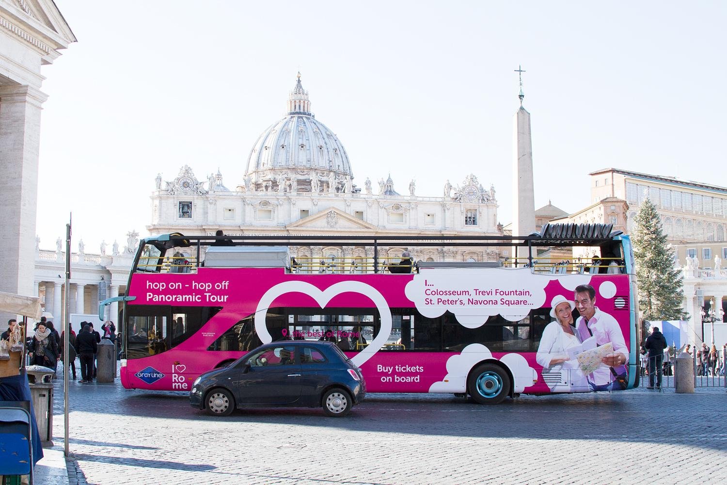 I Love Rome Hop on Hop Off City Tour