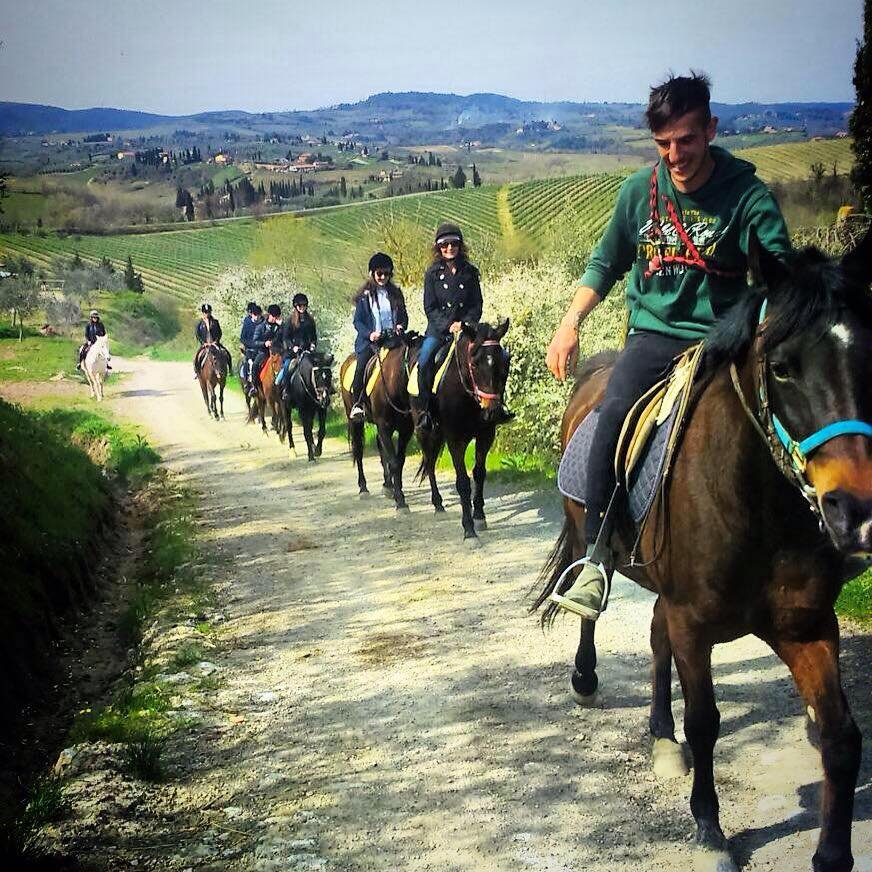 Passeggiate a cavallo nel Chianti