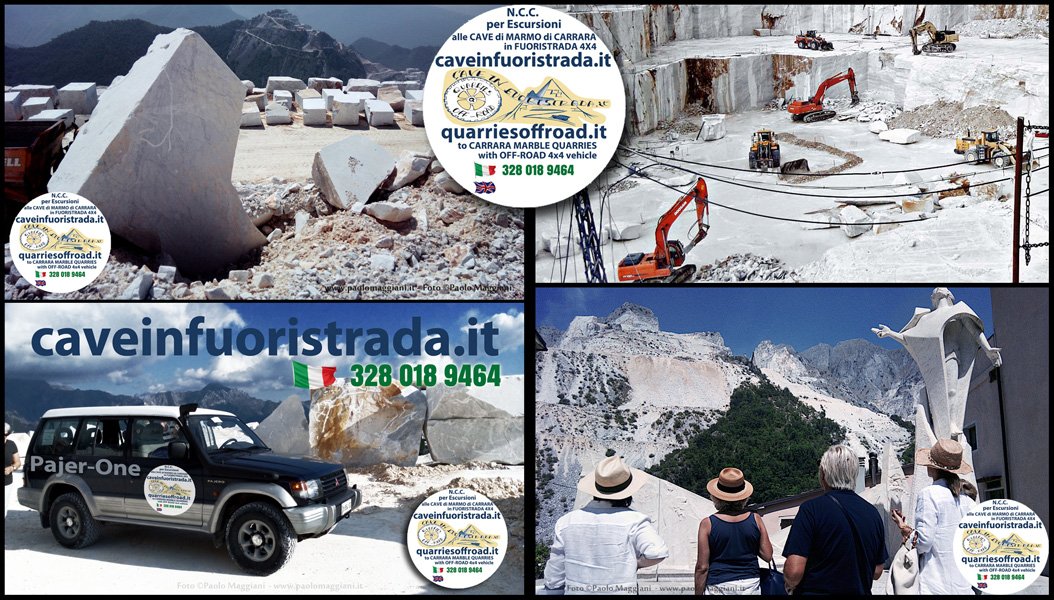 Cave di Marmo di Carrara in Fuoristrada 4x4