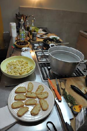 Cooking in Toscana