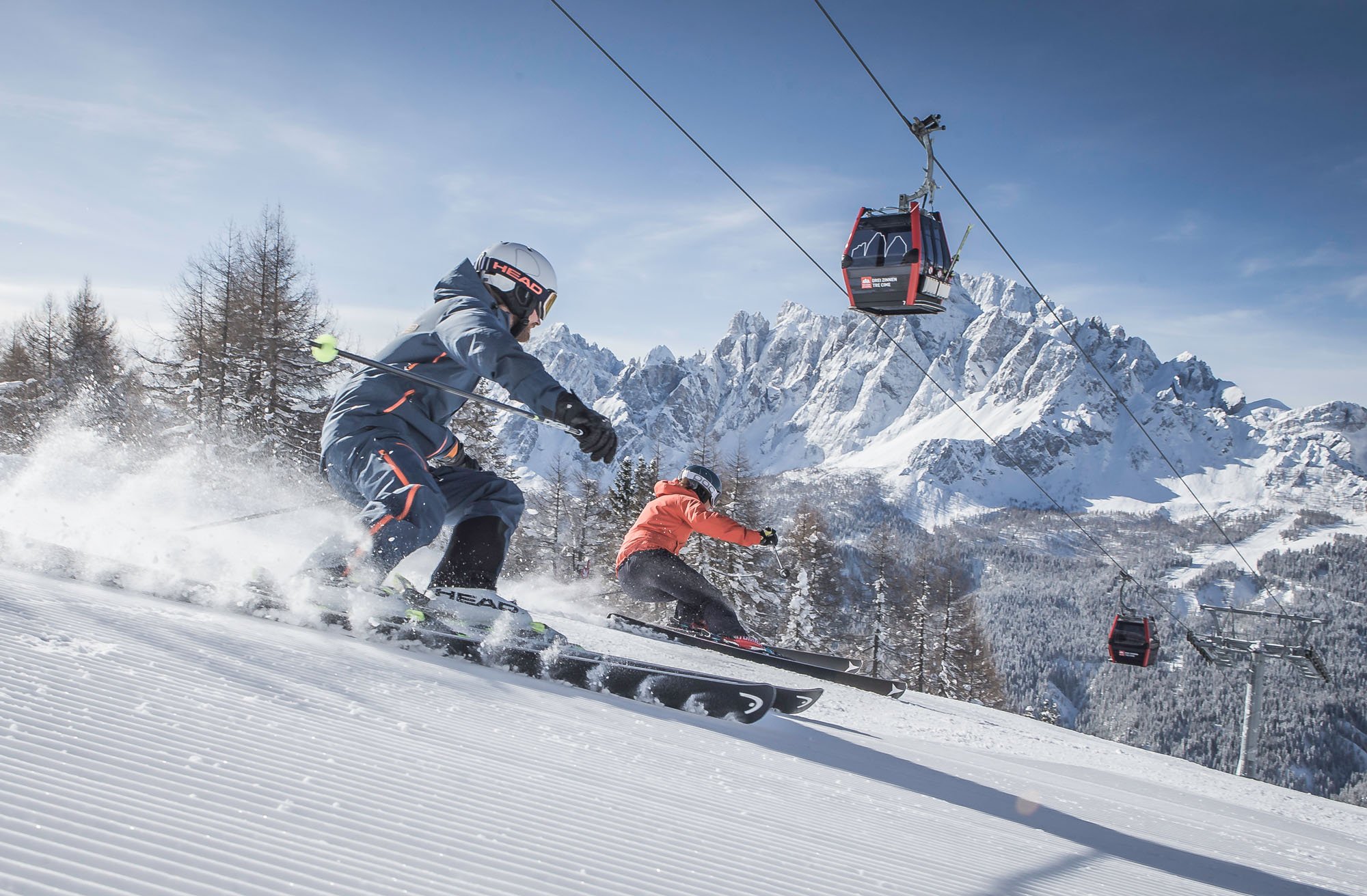 Skigebiet 3 Zinnen Dolomites