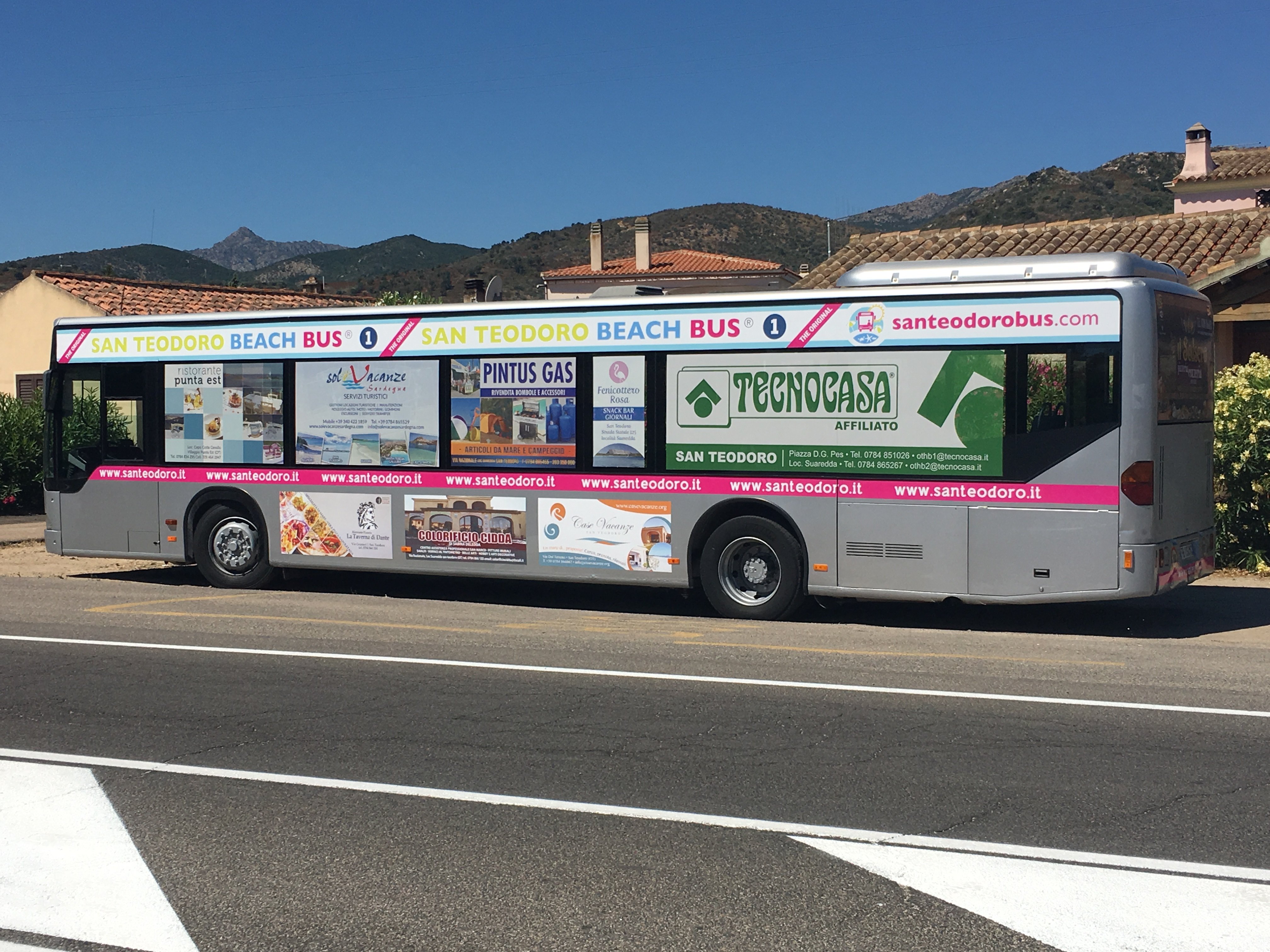 San Teodoro Beach Bus