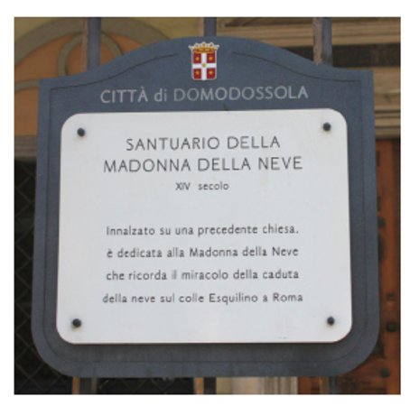 SANTUARIO della MADONNA della NEVE