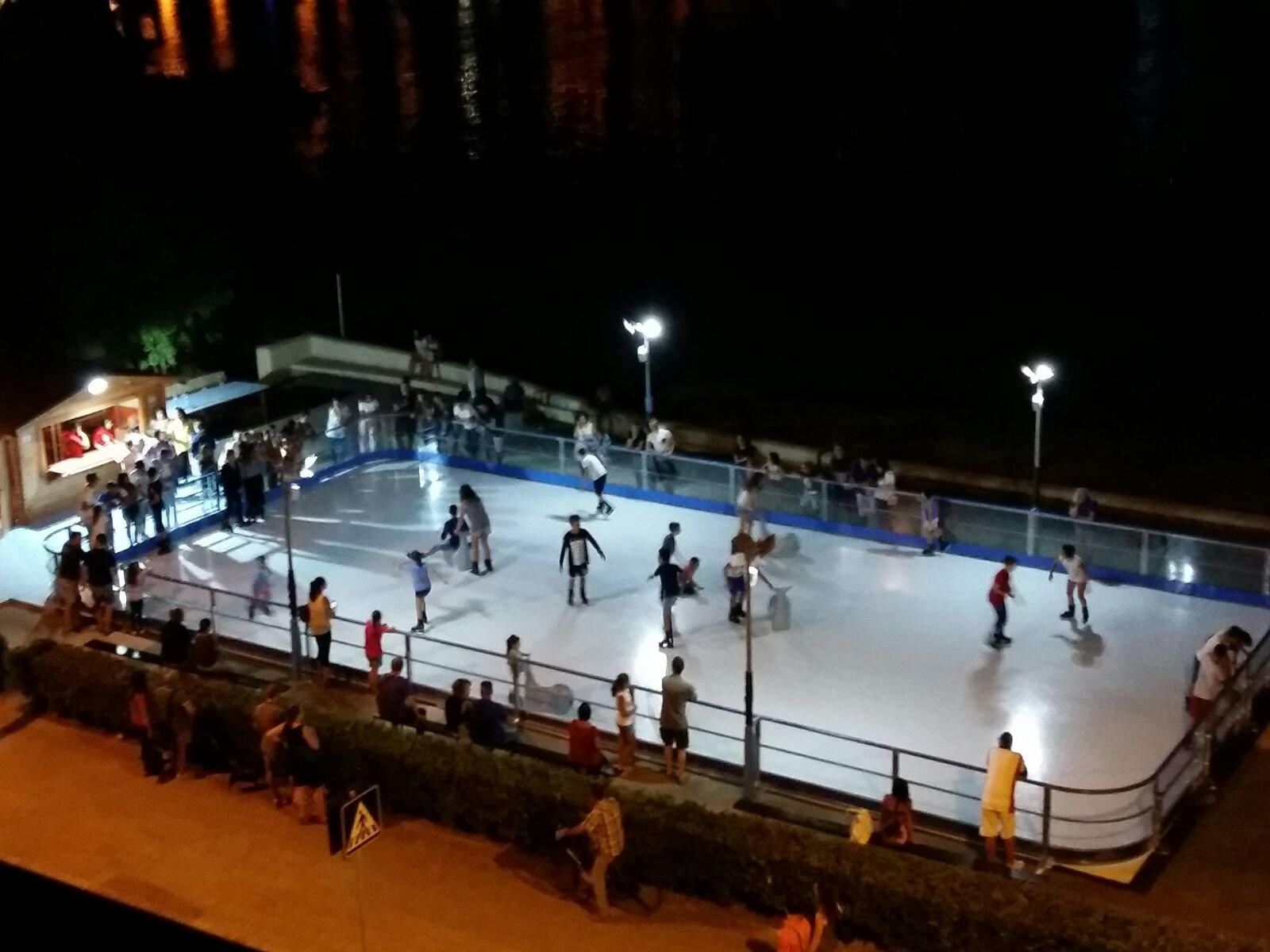 Skating on the Beach