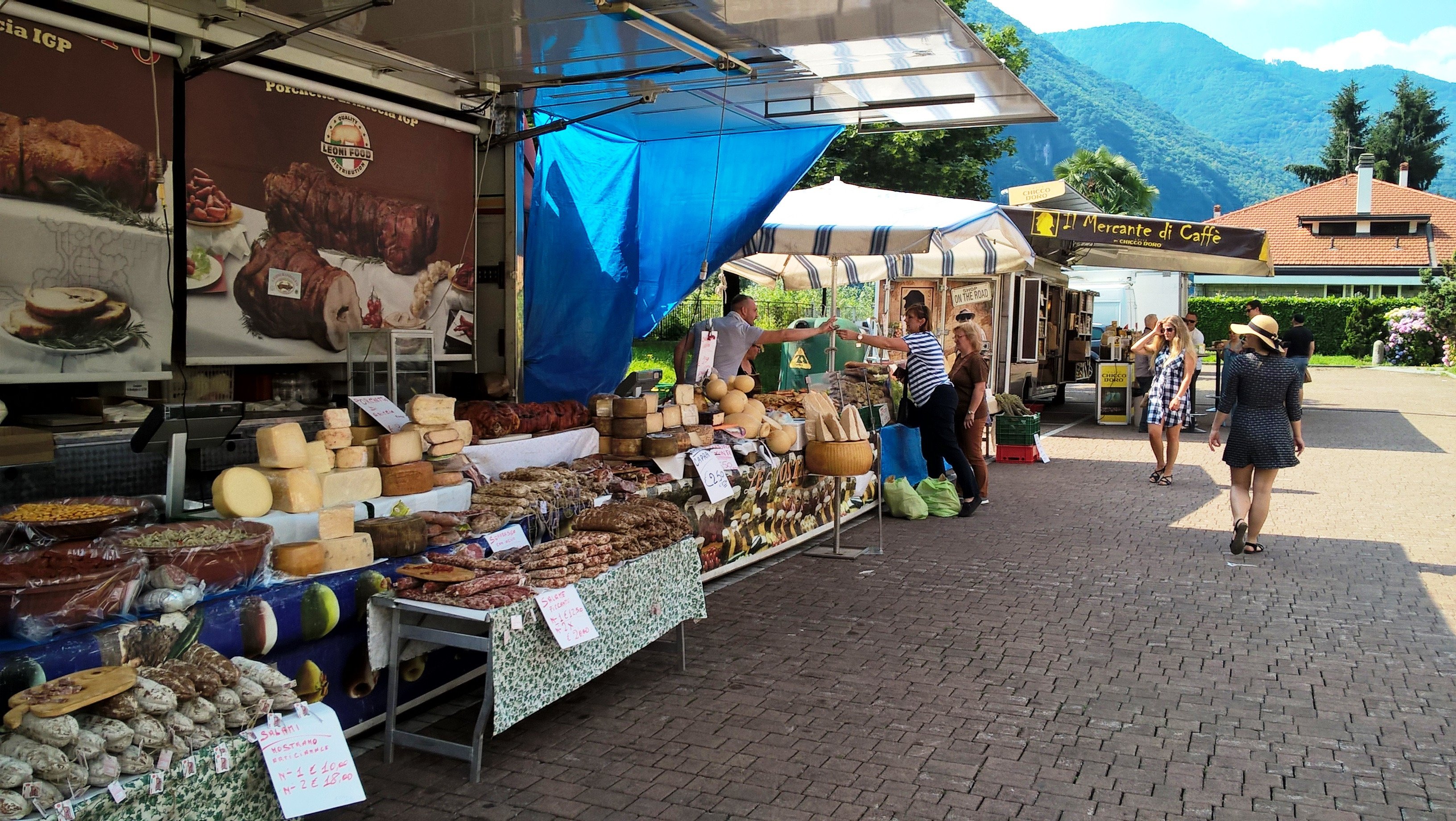 Saturday Market Of Porlezza