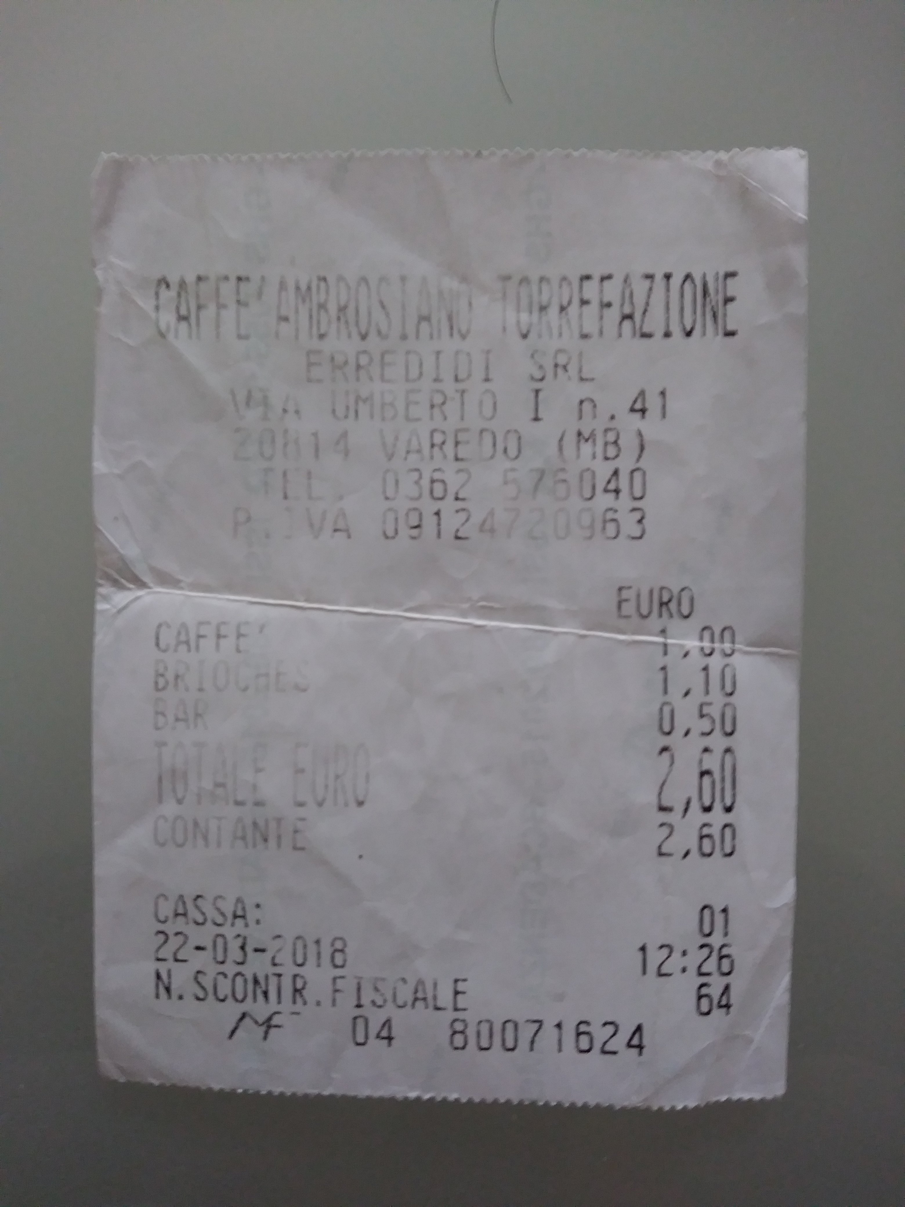 Il Caffè Ambrosiano Varedo