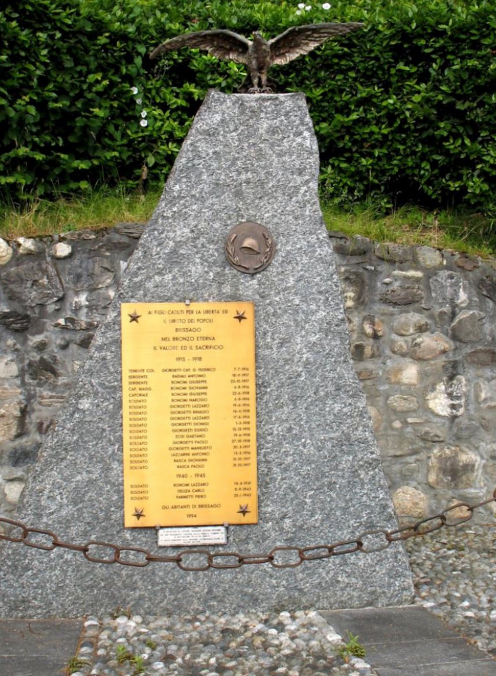 Monumento ai Caduti di Brissago