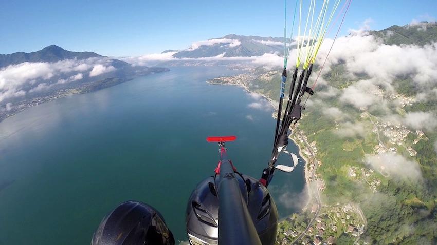 Como Lake Paragliding