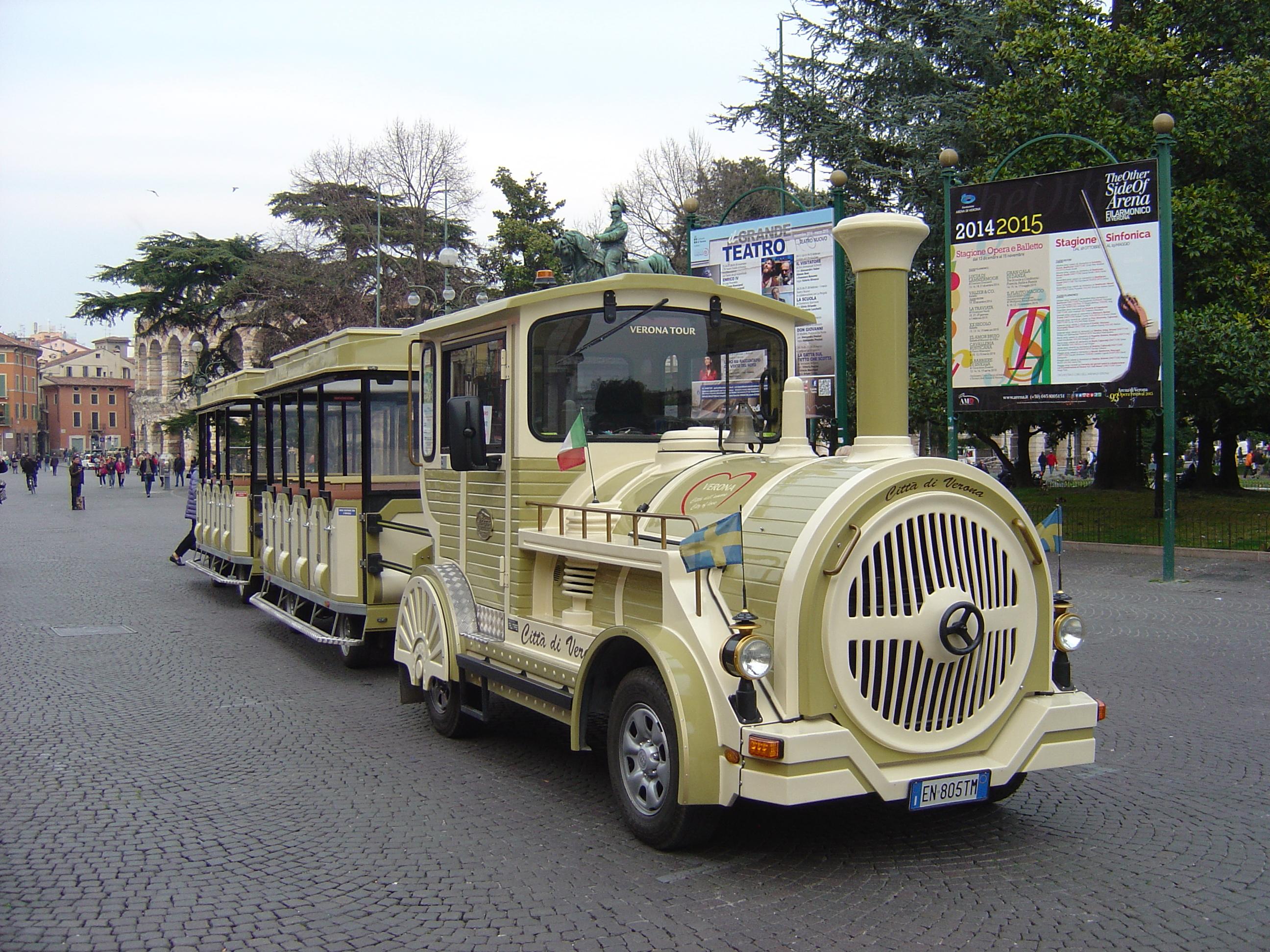 Tour of Verona by train