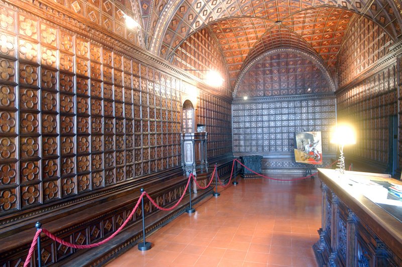 sala dell'udienza del Nobile Collegio della Mercanzia