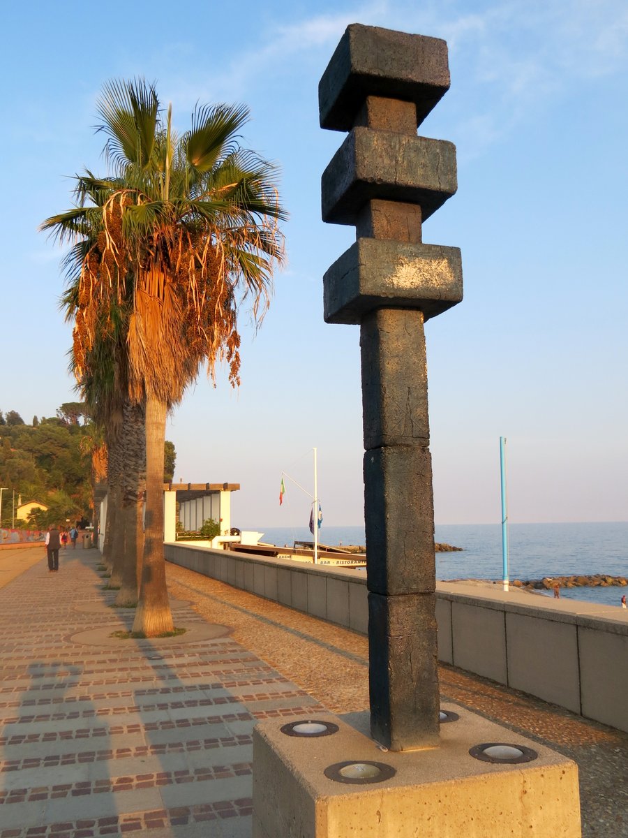 opere artistiche presenti sulla passeggiata Eugenio Montale - Albisola Superiore