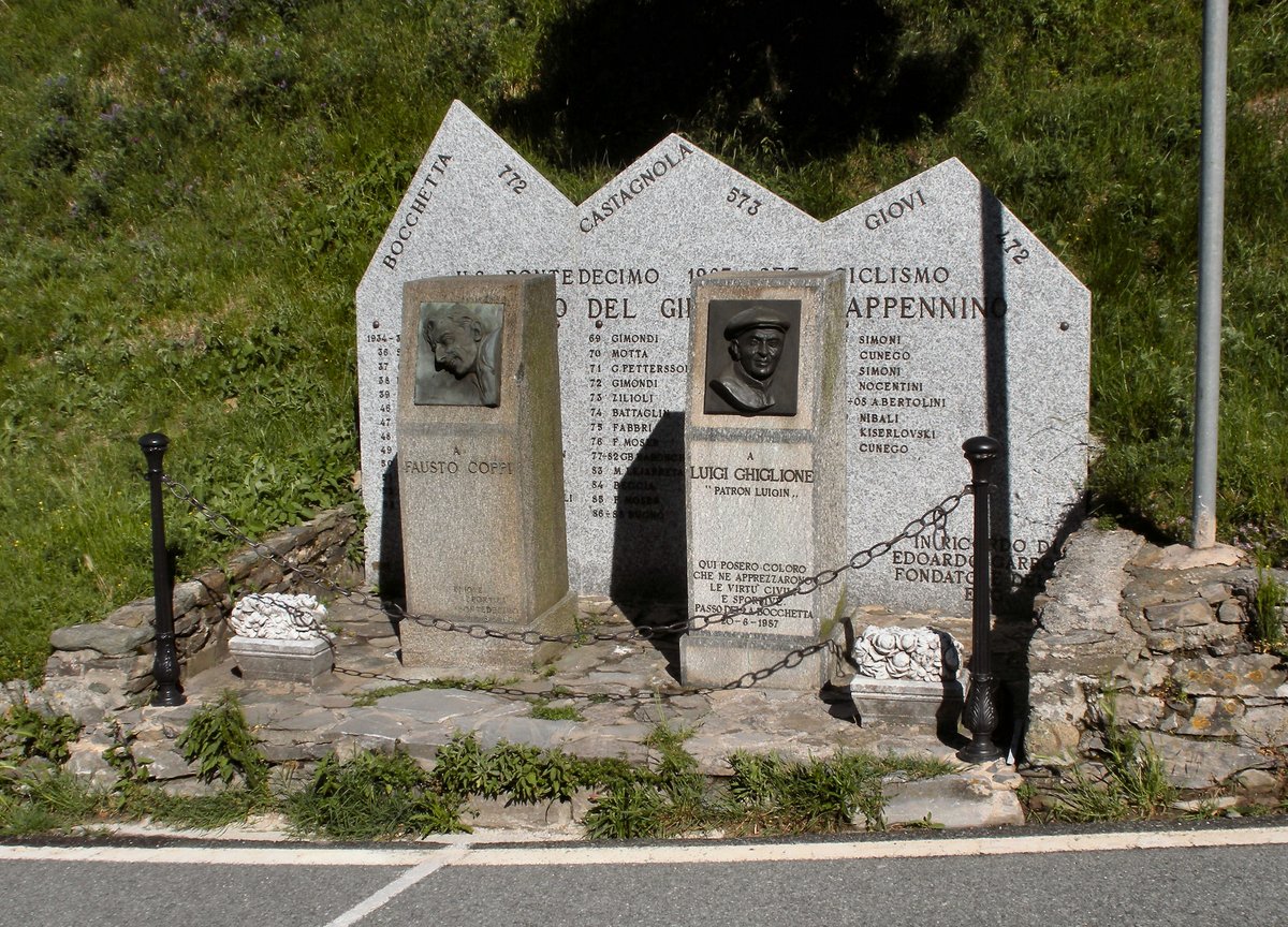 Monumento a Fausto Coppi e Luigi Ghiglione - Campomorone