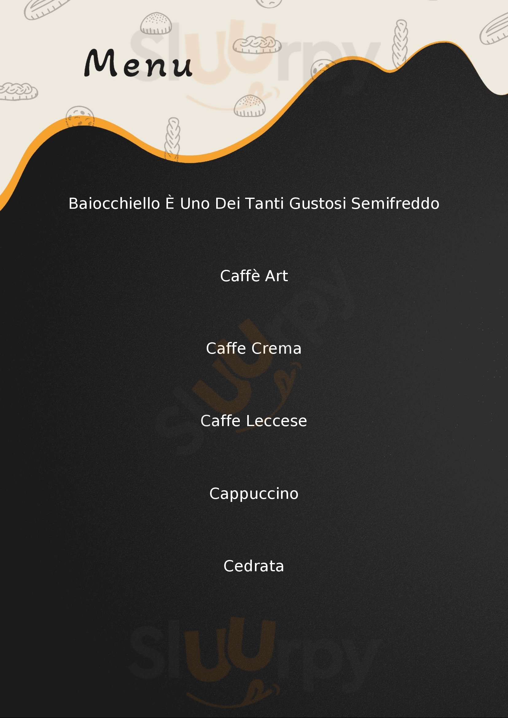 Juiss cafe Santa Maria Capua Vetere menù 1 pagina