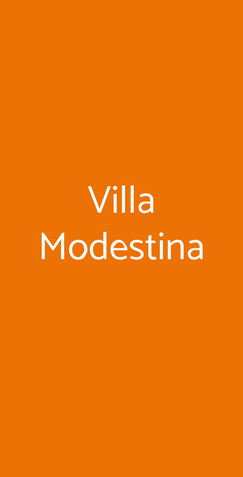 Villa Modestina Pagani menù 1 pagina
