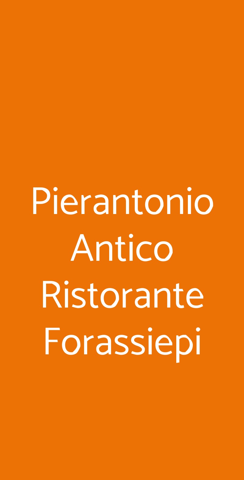 Pierantonio Antico Ristorante Forassiepi Montecarlo menù 1 pagina