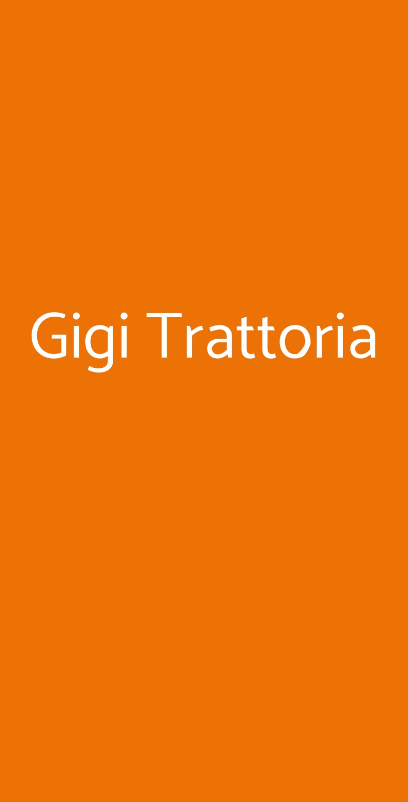 Gigi Trattoria Lucca menù 1 pagina