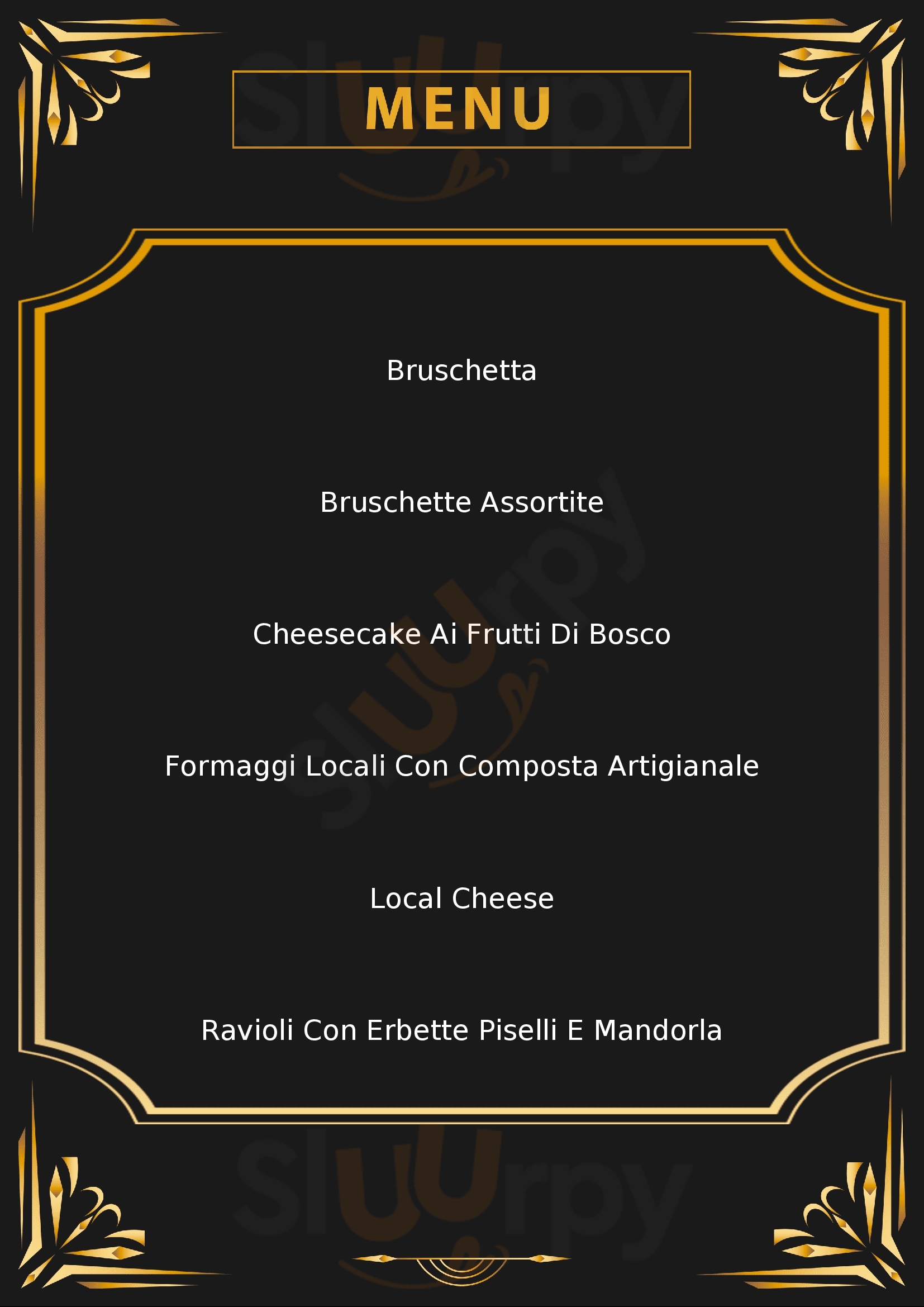 In Pasta - cibo e convivio Lucca menù 1 pagina