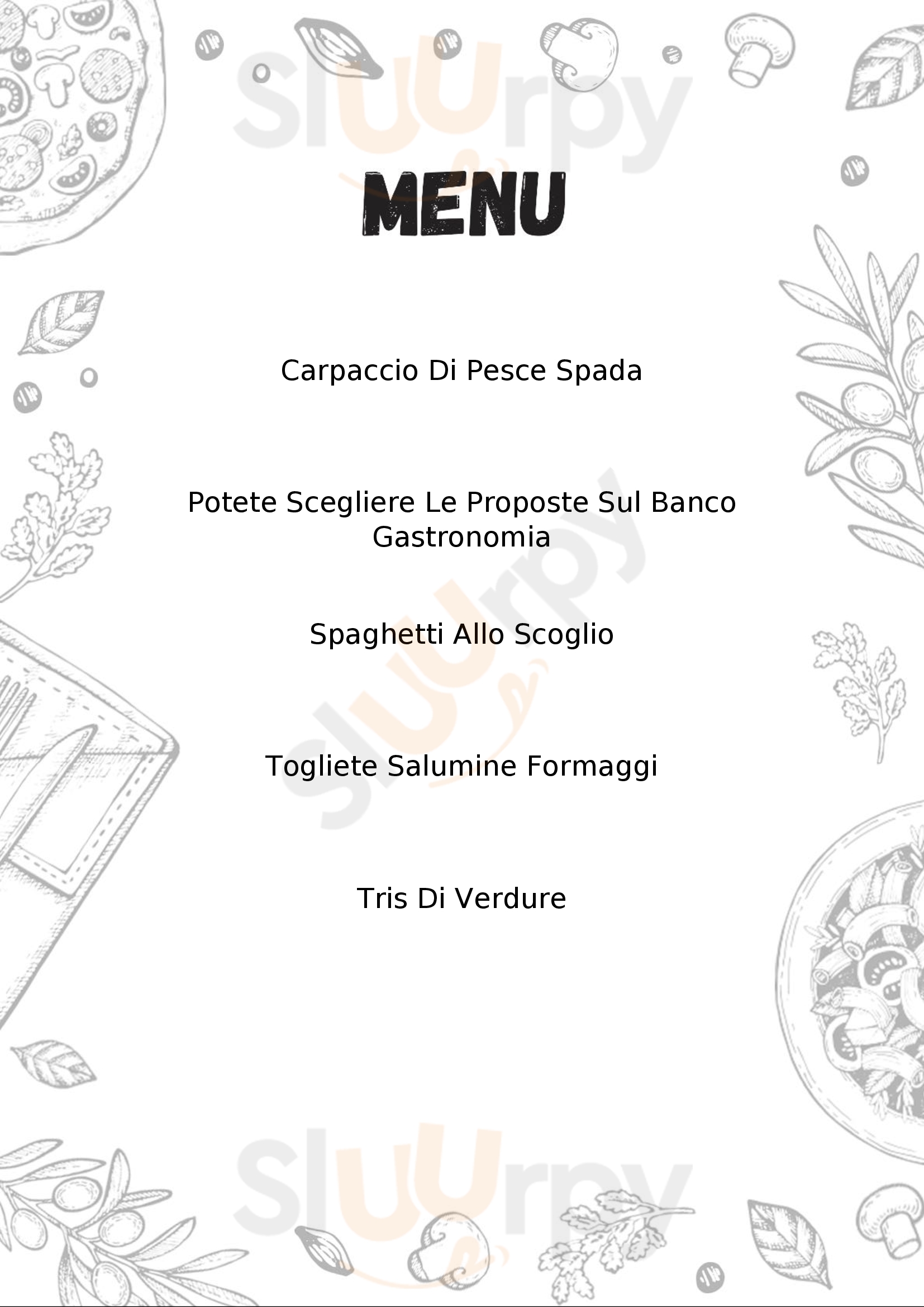 Gastronomia Enoteca La Madia Camaiore menù 1 pagina