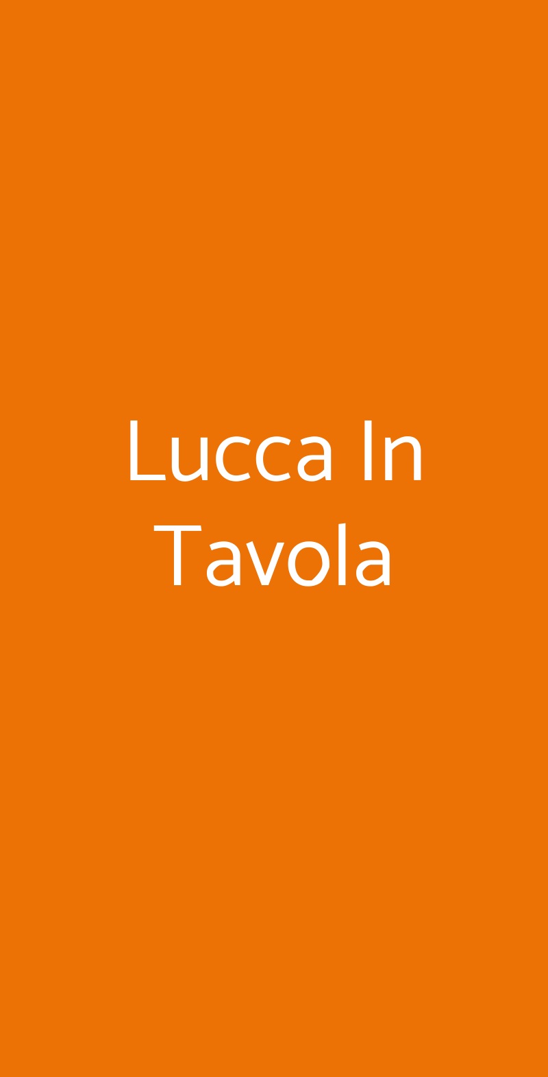 Lucca In Tavola Lucca menù 1 pagina