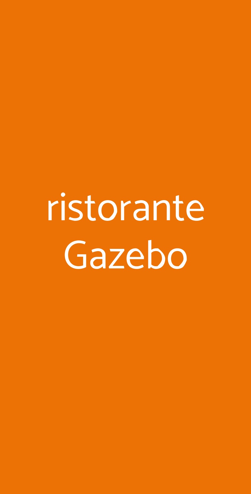ristorante Gazebo Lucca menù 1 pagina