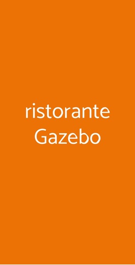 Ristorante Gazebo, Lucca
