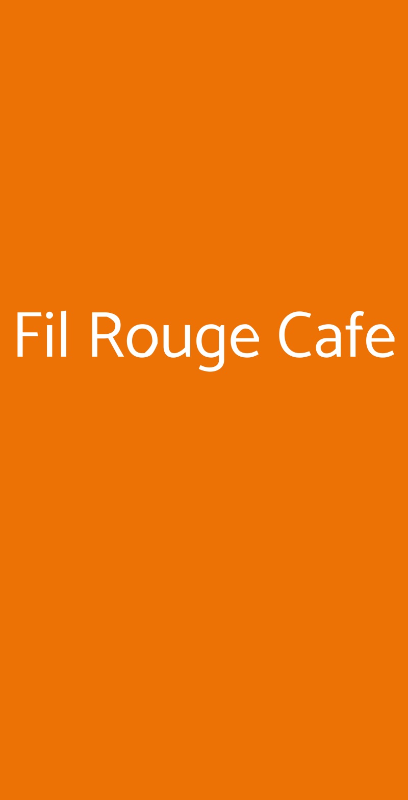 Fil Rouge Cafe San Prisco menù 1 pagina
