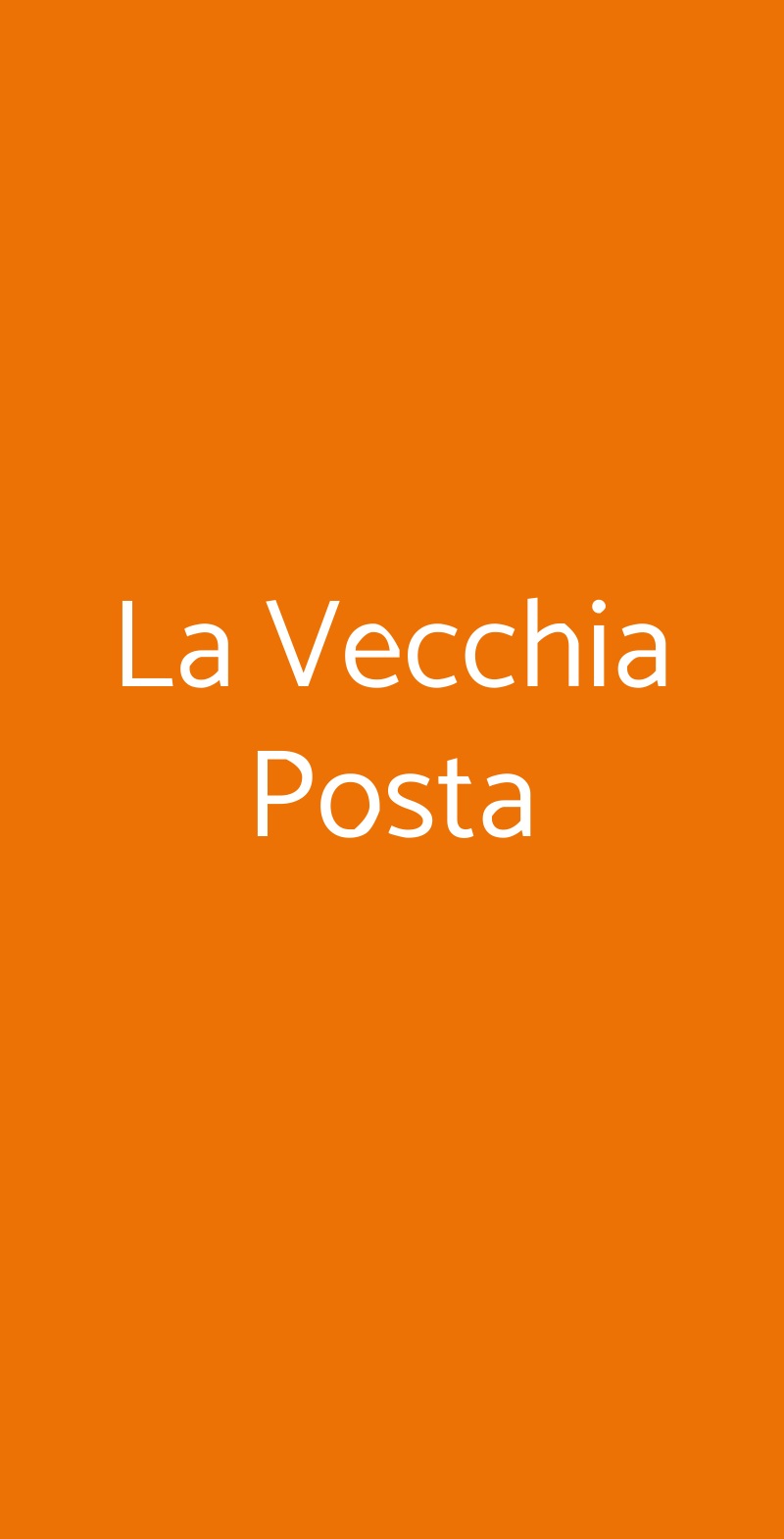 La Vecchia Posta Lucca menù 1 pagina