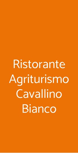 Ristorante Agriturismo Cavallino Bianco, Viareggio