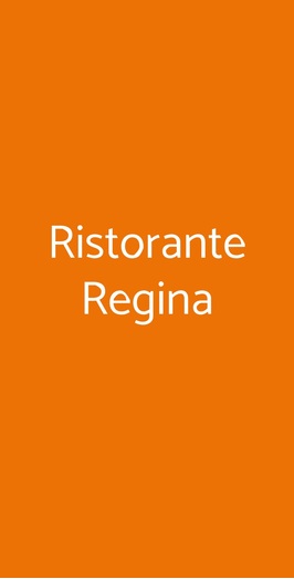 Ristorante Regina, Viareggio