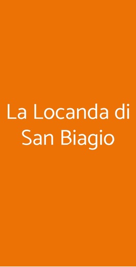 La Locanda Di San Biagio, Genova