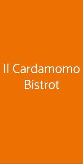 Il Cardamomo Bistrot, Genova