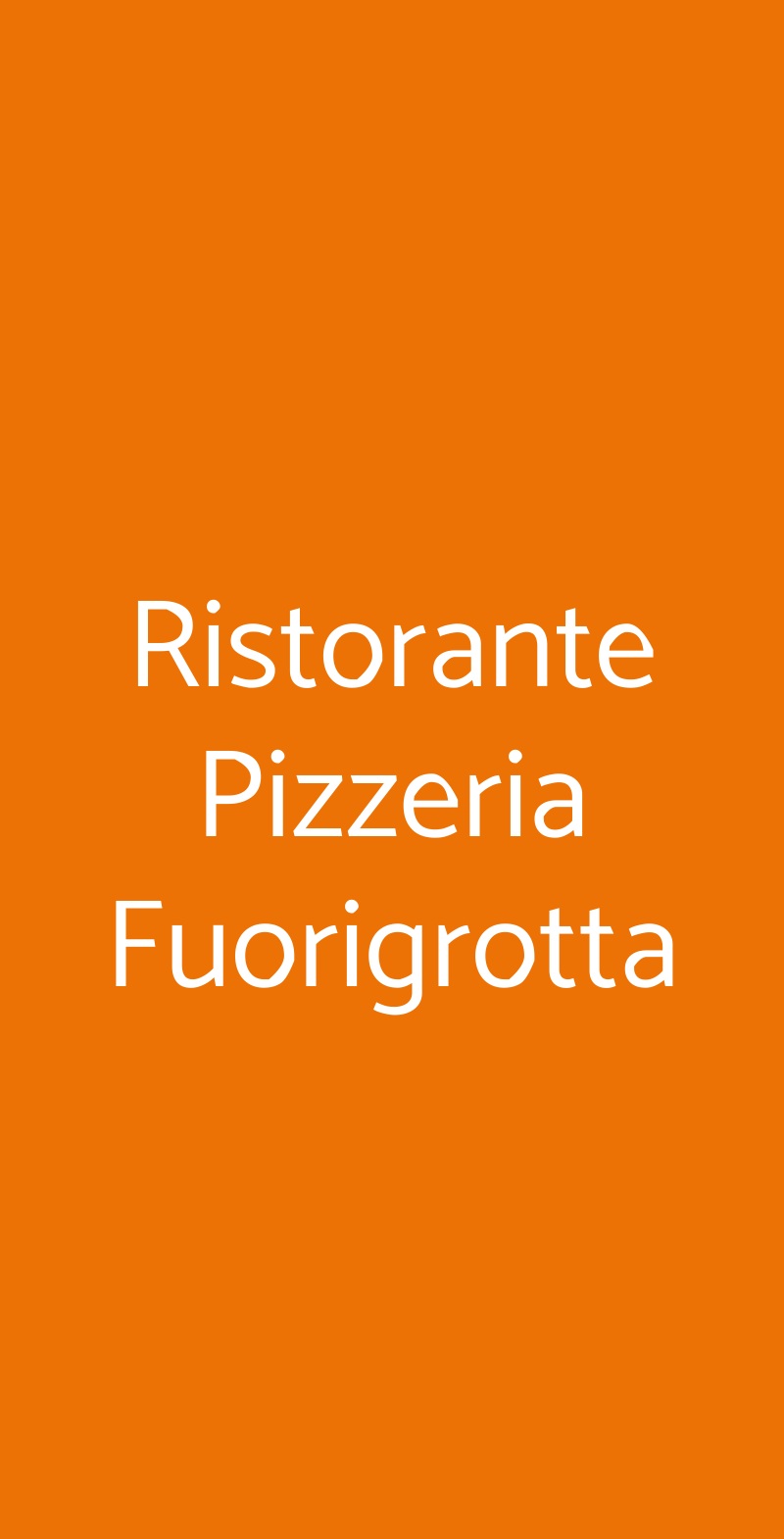 Ristorante Pizzeria Fuorigrotta Genova menù 1 pagina