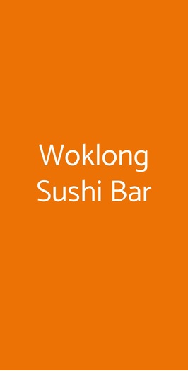 Woklong Sushi Bar, Genova