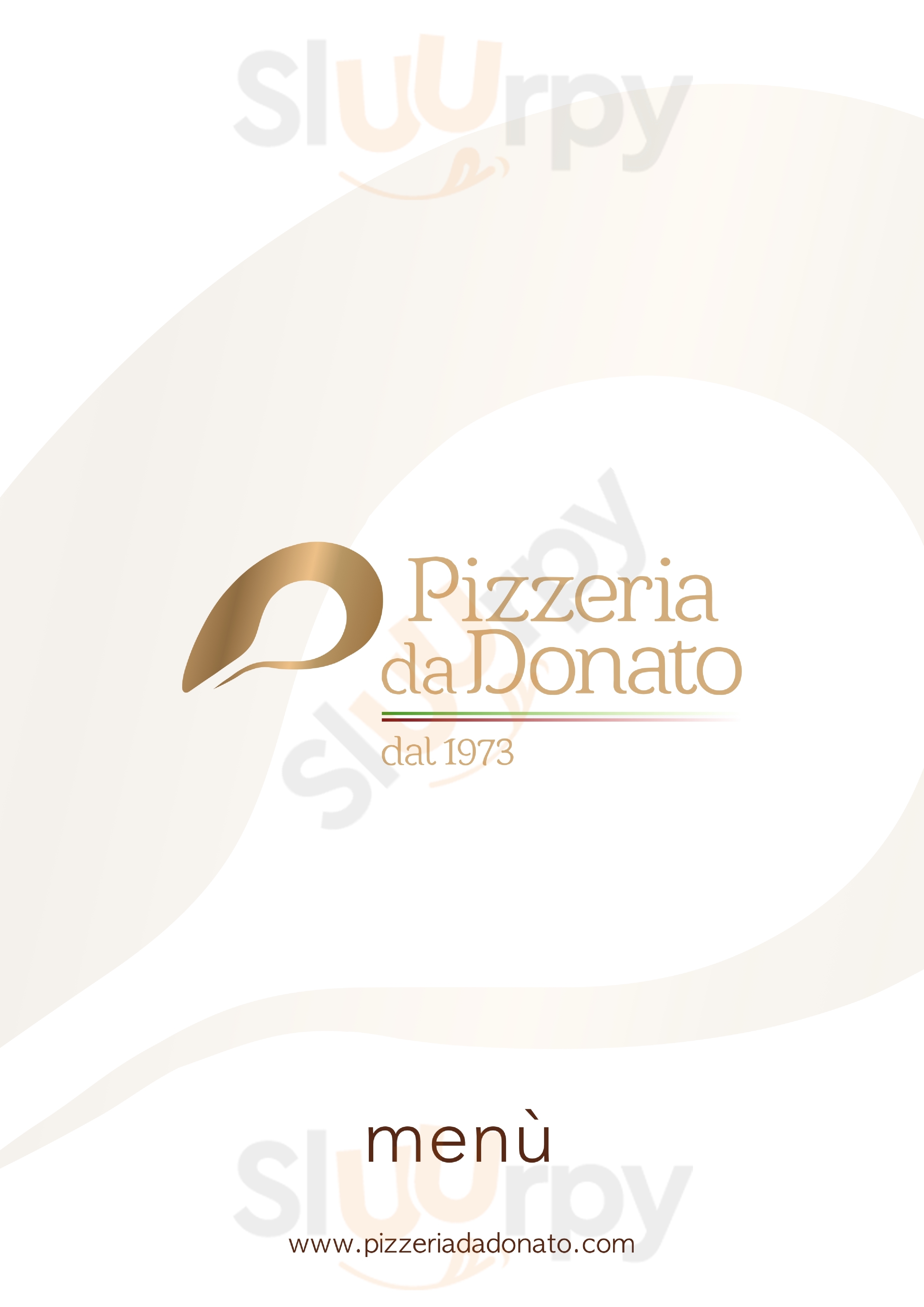 Pizzeria Da Donato Bari menù 1 pagina