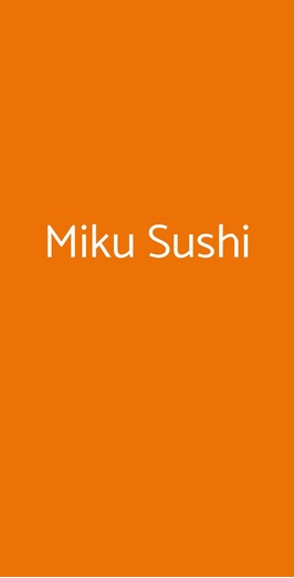 Miku Sushi, Bari