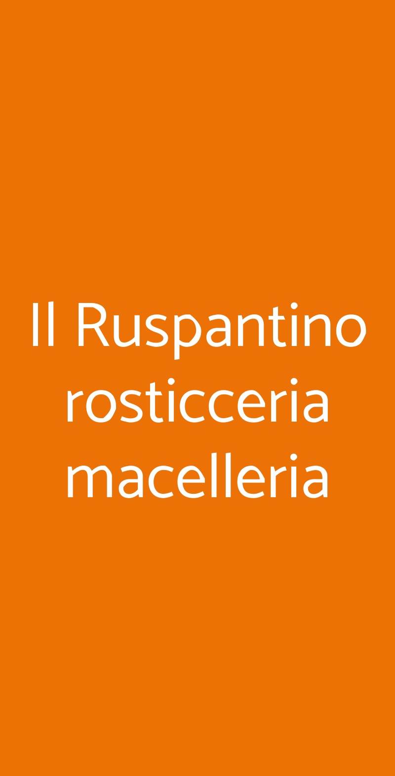 Il Ruspantino rosticceria macelleria Santeramo in Colle menù 1 pagina