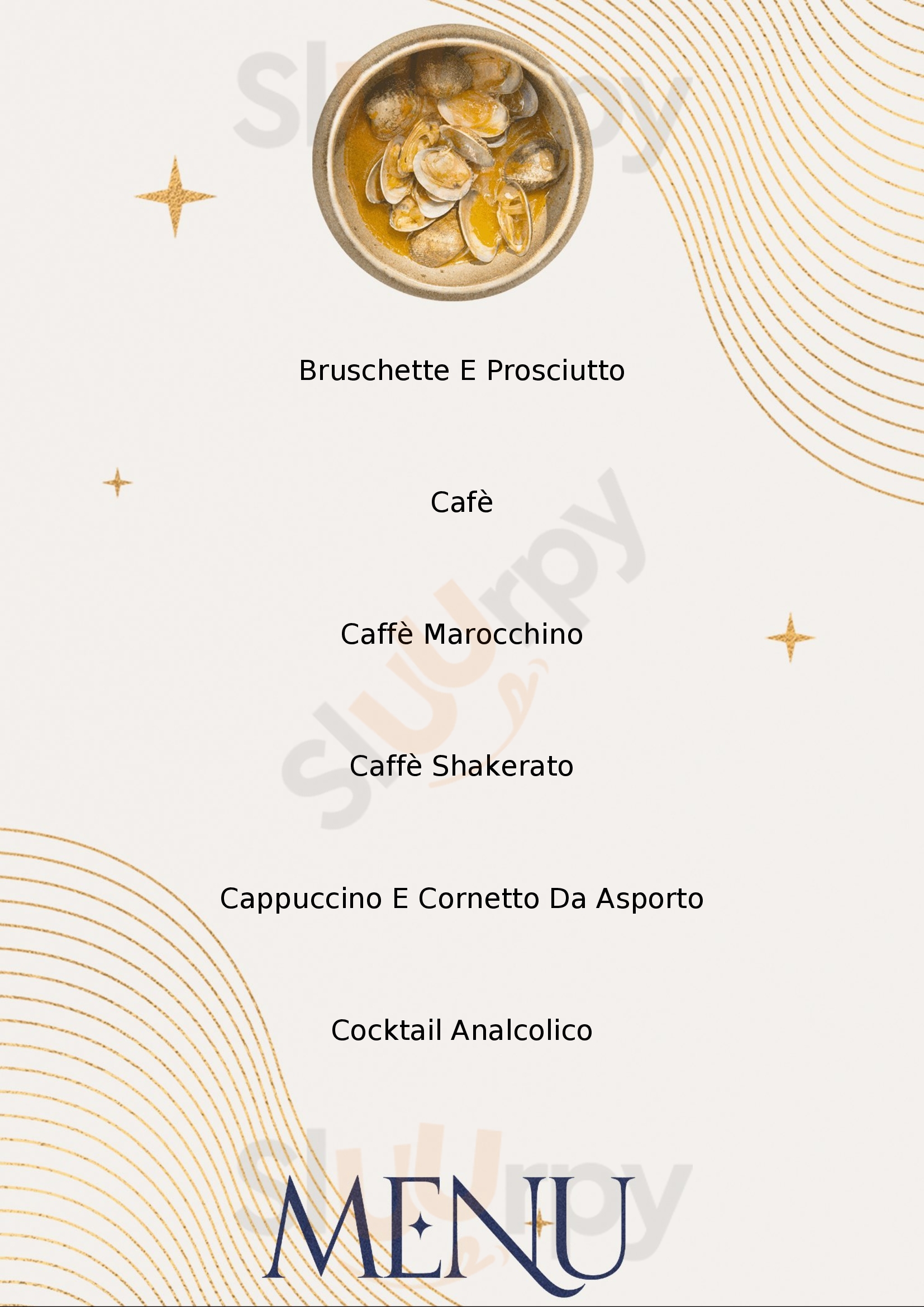 Caffe Vasari Arezzo menù 1 pagina