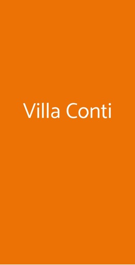 Villa Conti, Fauglia