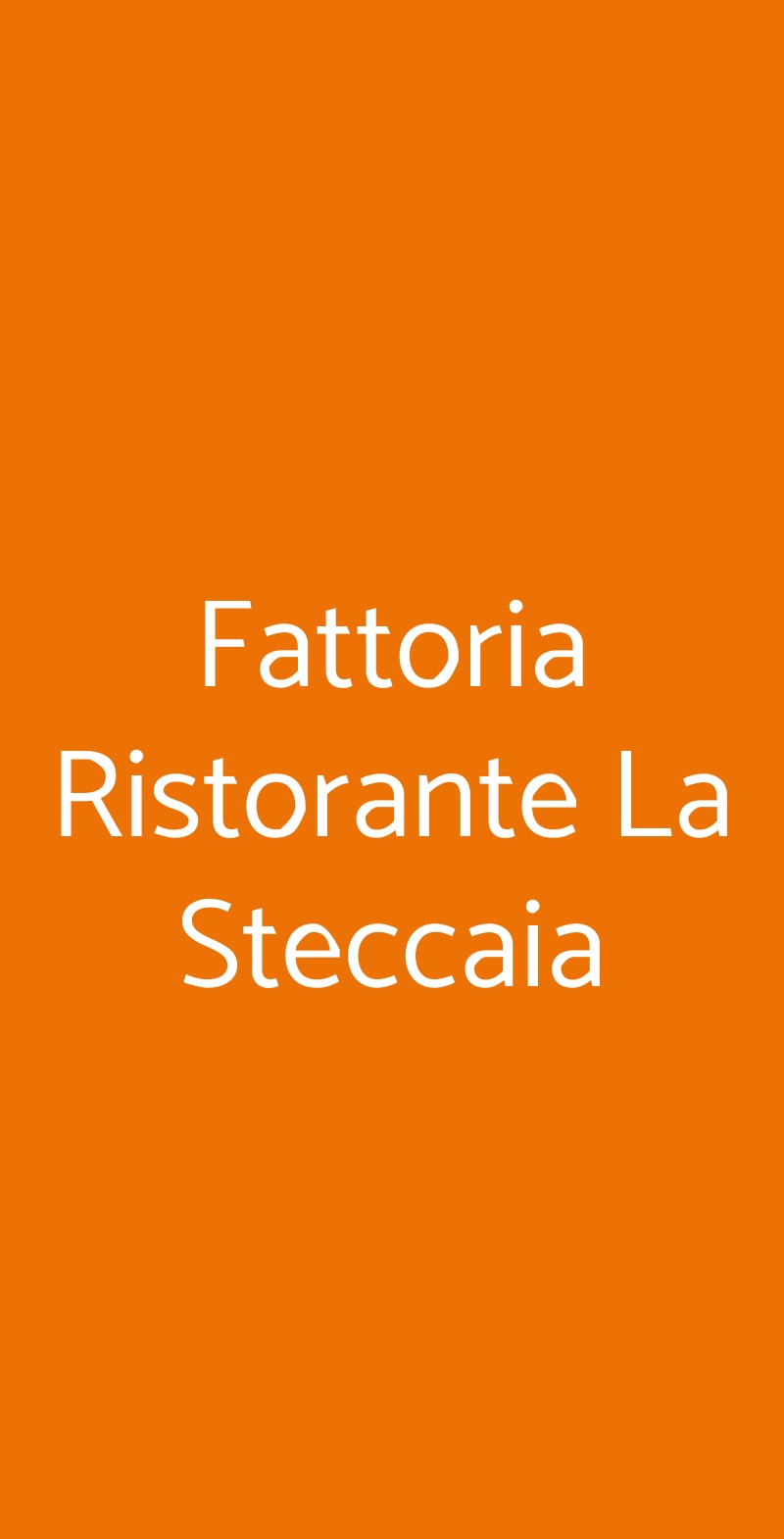 Fattoria Ristorante La Steccaia Montescudaio menù 1 pagina