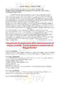 Aceto Balsamico Tradizionale Di Reggio Emilia Dop