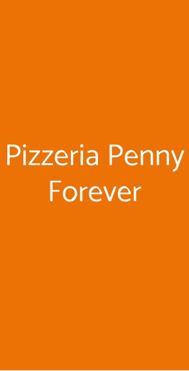 Pizzeria Penny Forever, Pisa