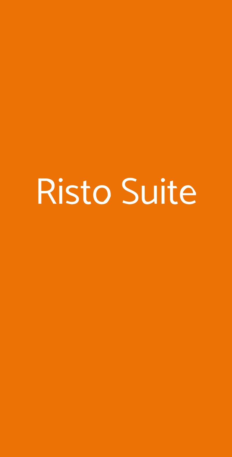 Risto Suite Corato menù 1 pagina
