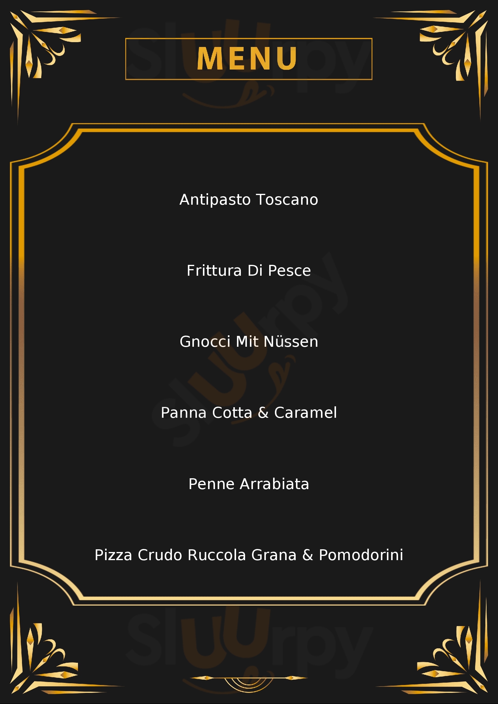 Ristorante Pizzeria Via Nova Peccioli menù 1 pagina