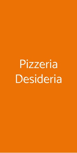 Pizzeria Desideria