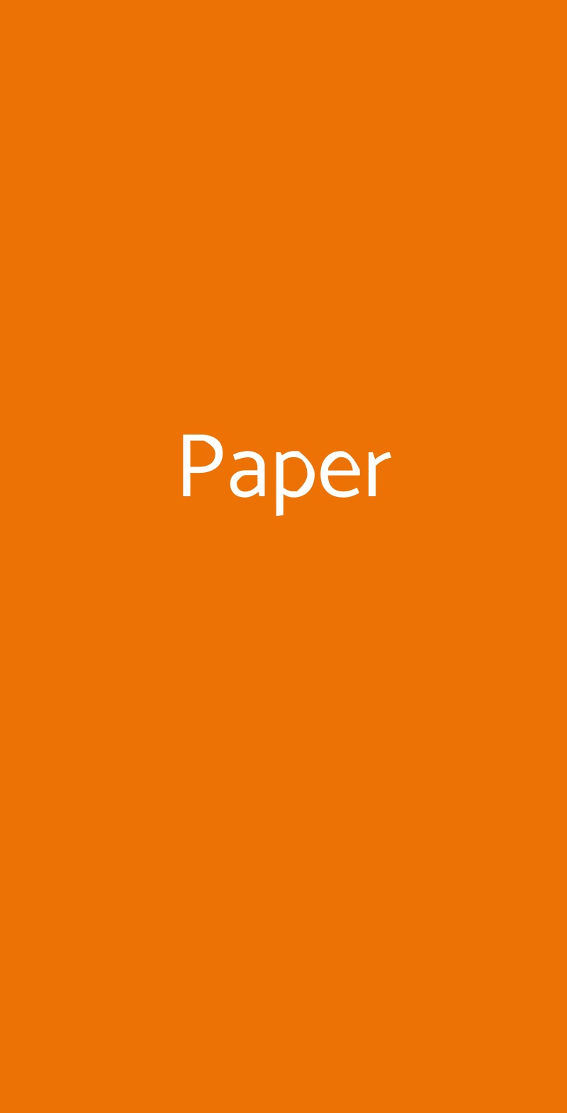 Paper, Capurso