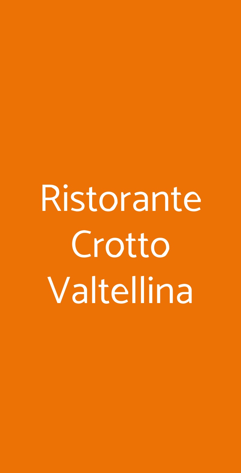 Ristorante Crotto Valtellina Malnate menù 1 pagina